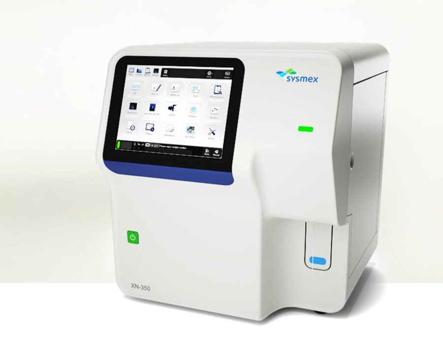 Sysmex XN-350 automated hematology analyser used for CBC tests