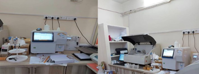 Fully automated biochemistry and immunoassay analysers in the lab